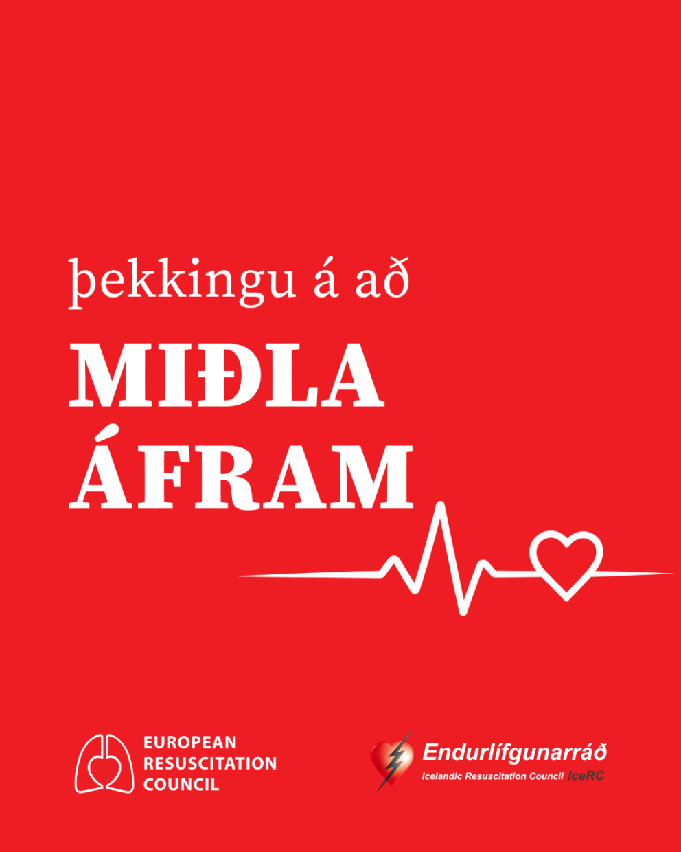 Vitundarvakning - endurlífgunarráð og samfélagsmiðlar - hjálpið okkur að dreifa skilaboðunum sem víð&hellip;