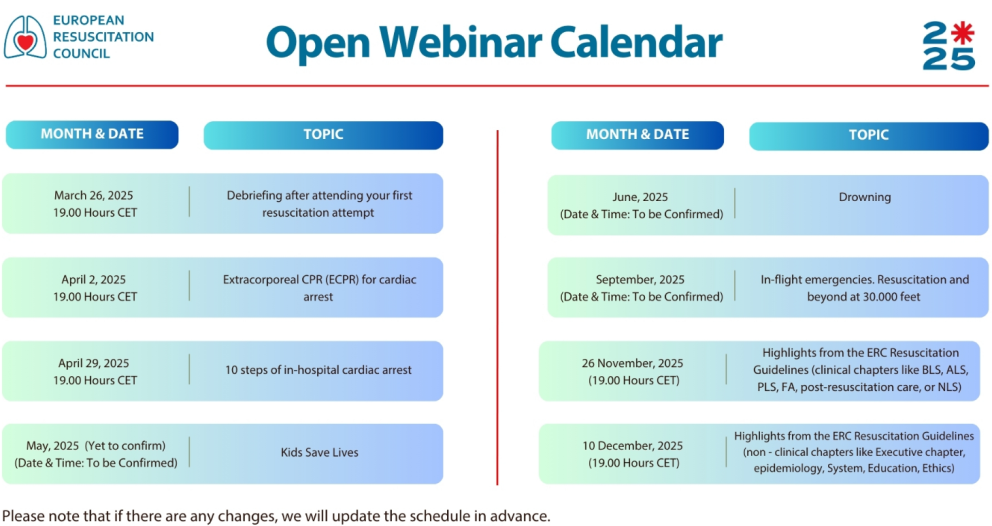 Opnir fræðslufundir hjá ERC